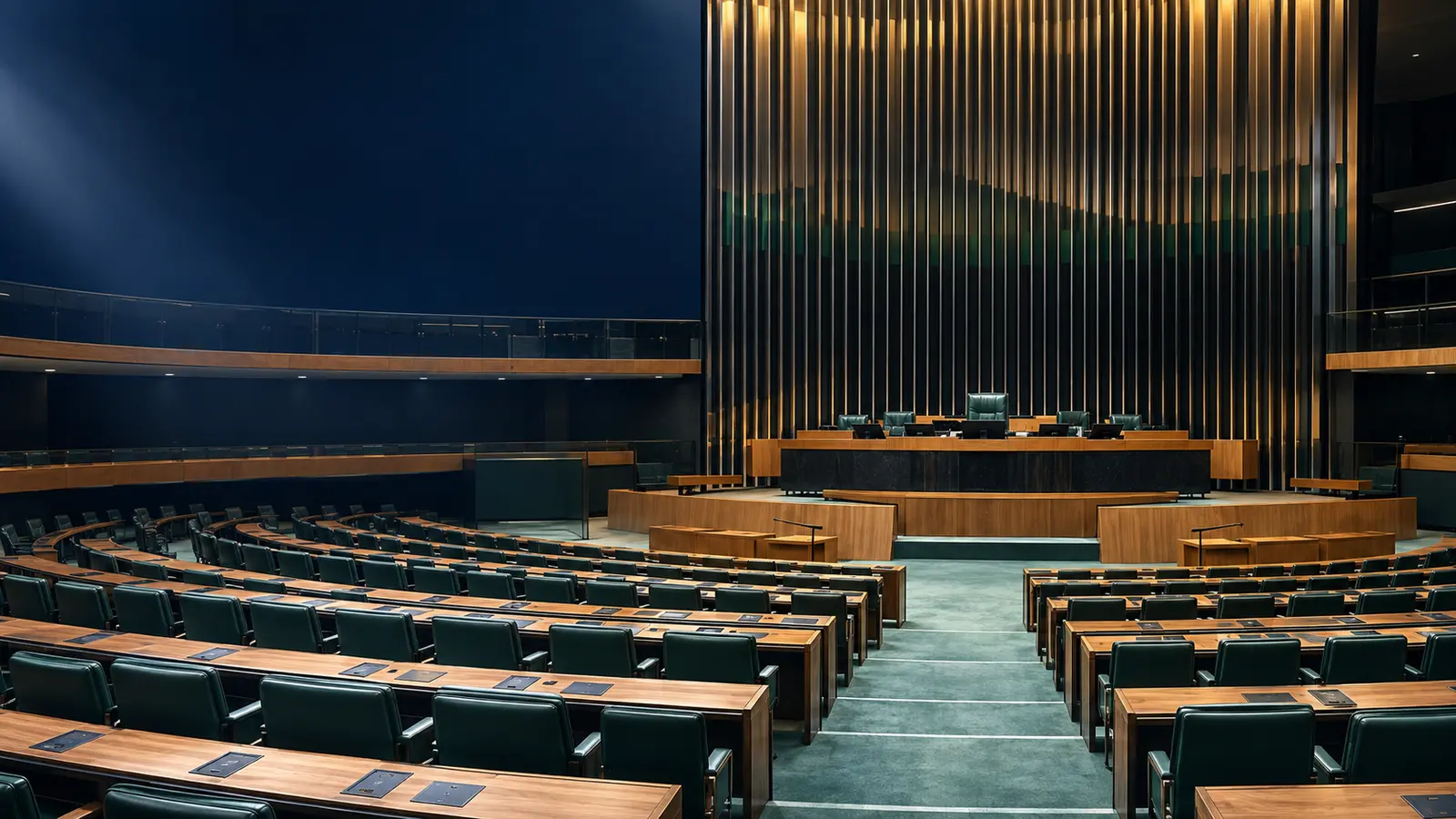 Plenário que representa a nova composição da Câmara dos Deputados eleita em 2026